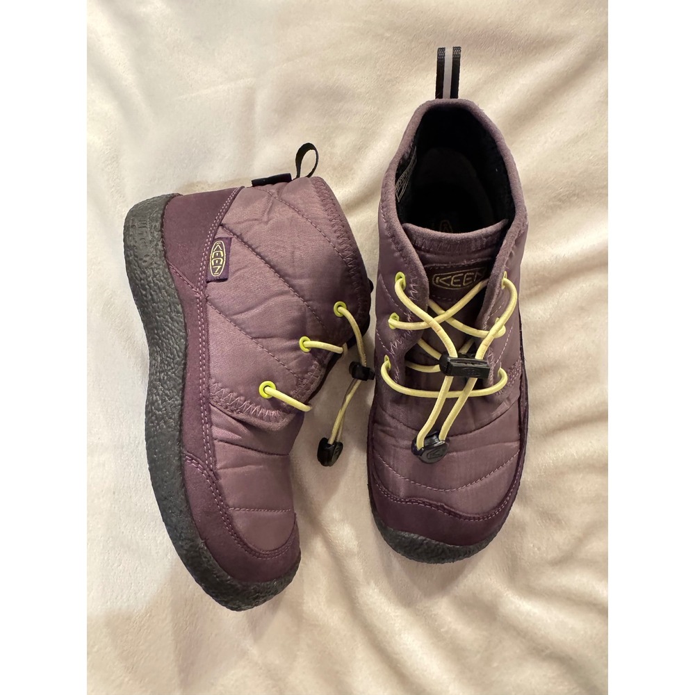 Keen Howser II Waterproof Chukka Purple Quilted Kids Boots Size 2Y 1029427